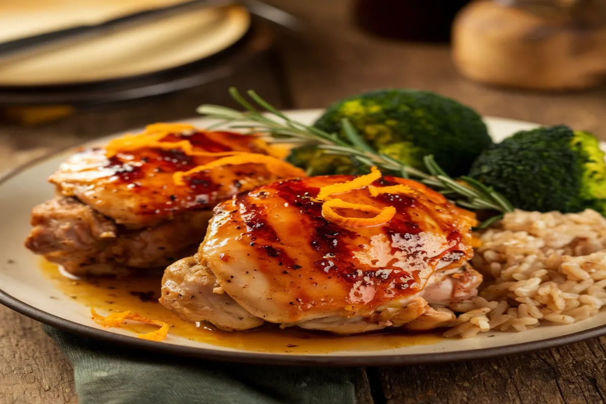 Glazed Chicken Thighs