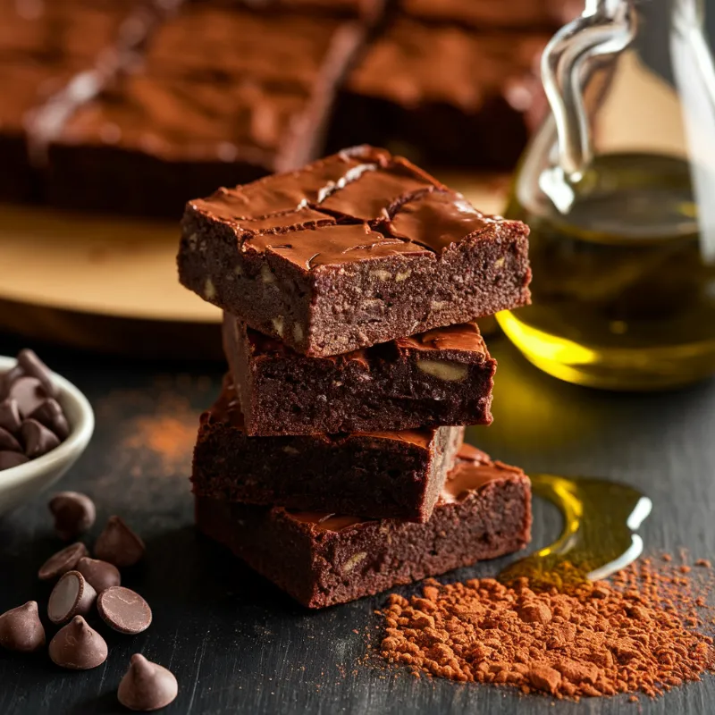 no butter brownies