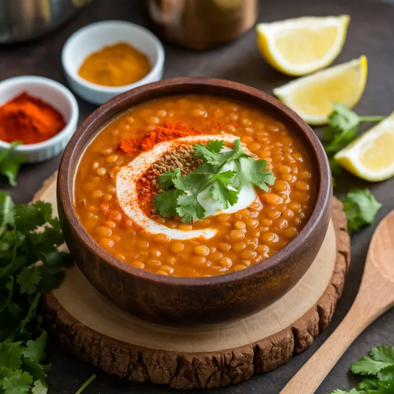 red lentil soup spices