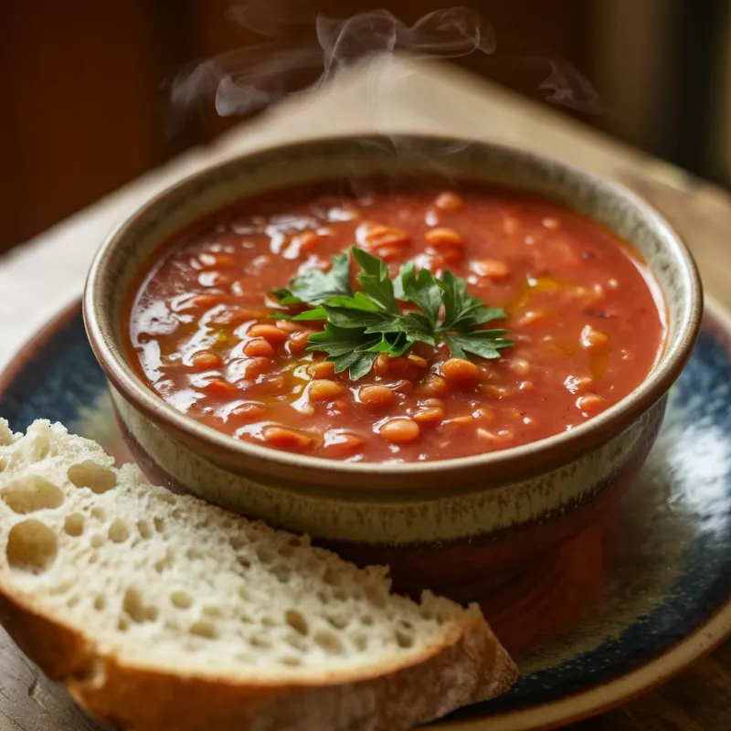 tomato and lentil soup
