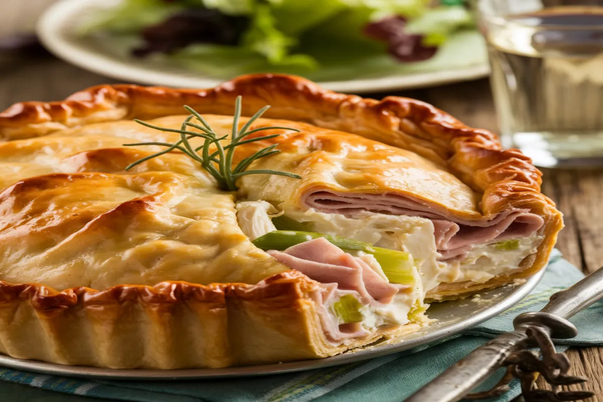 Chicken Ham Puff Pastry Pies