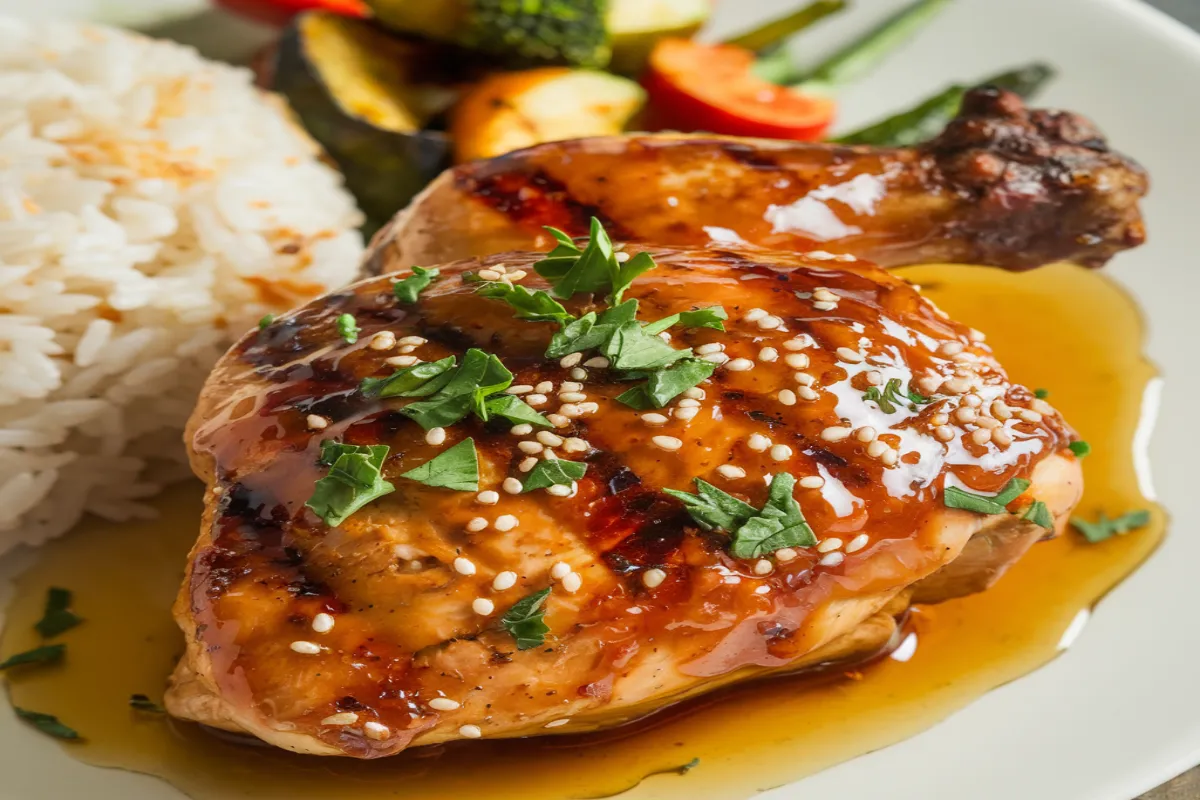chickne marinated in honey