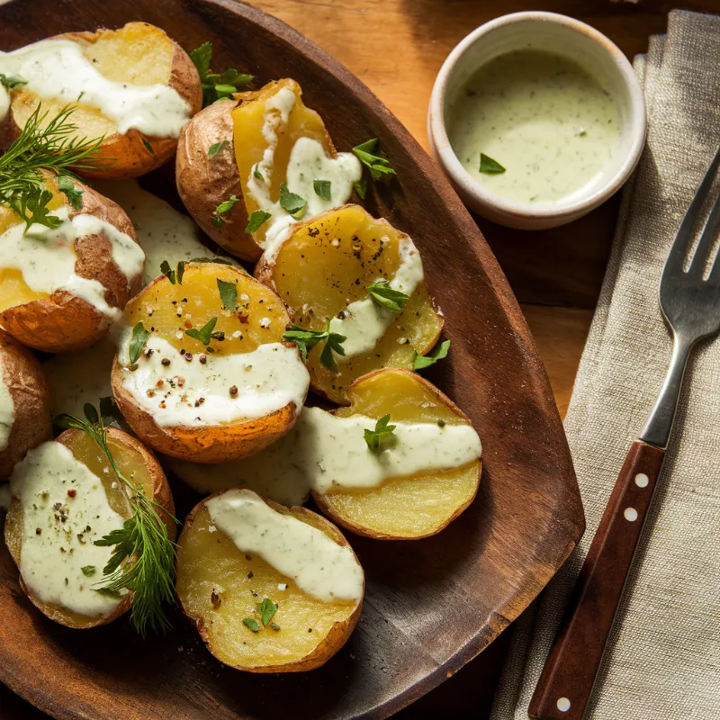 crispy potato salad