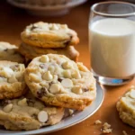 white chocolate chip cookies